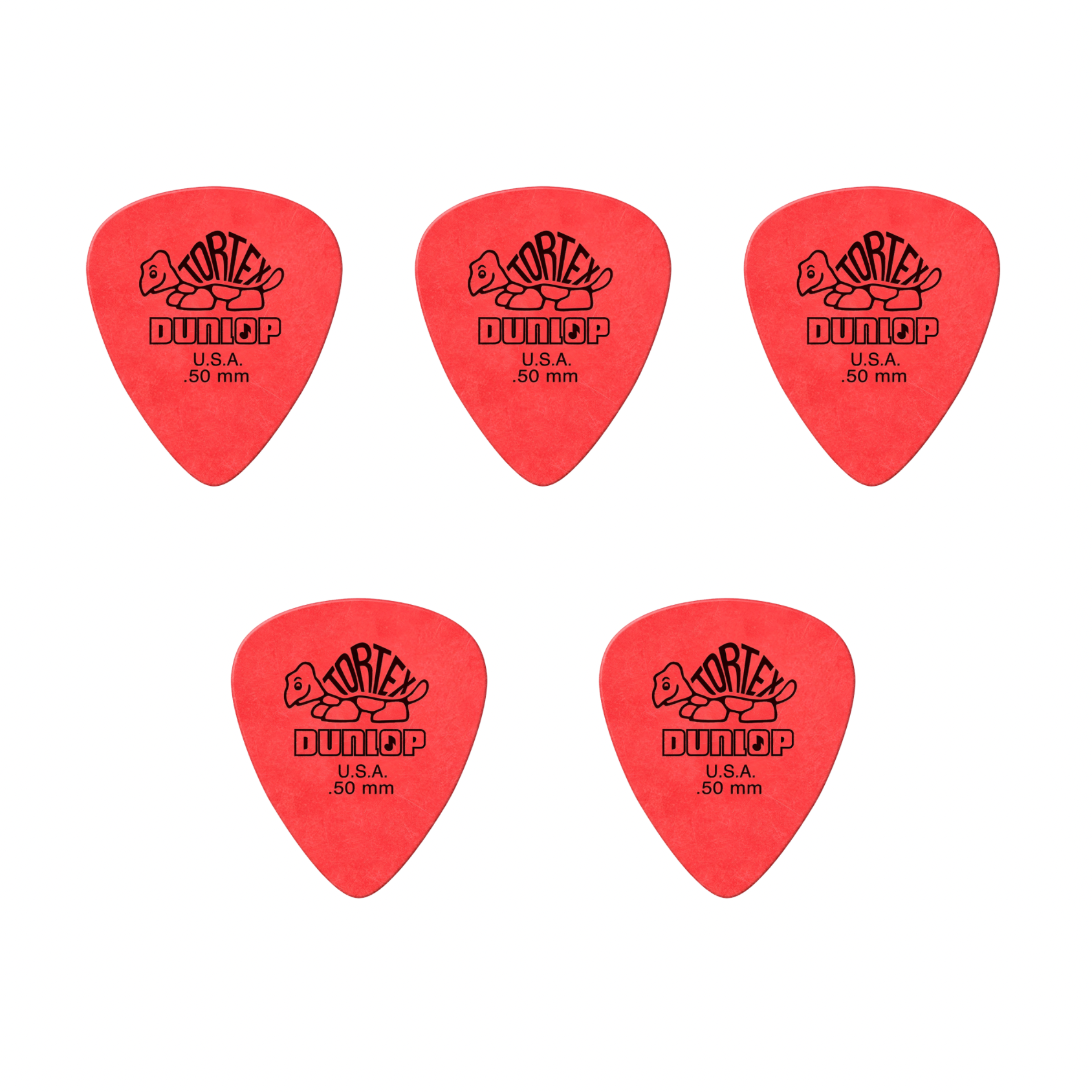 Paquete 5 Púas Dunlop Tortex 50 mm